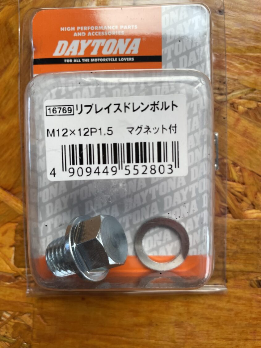 デイトナ(Daytona) バイク用 ドレンボルト マグネット付き M12